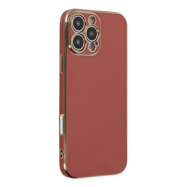 İphone 16 Pro Kılıf Volet Silikon - Kırmızı