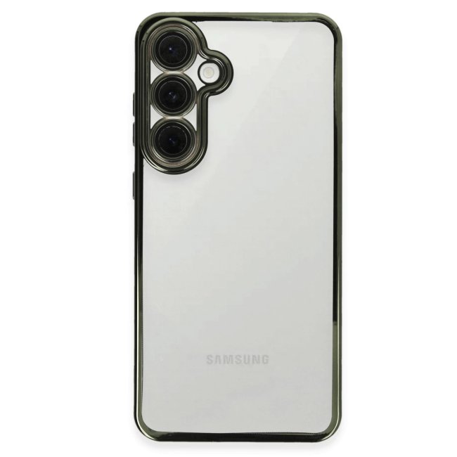 Samsung Galaxy S24 Fe Kılıf Razer Lensli Silikon - Yeşil