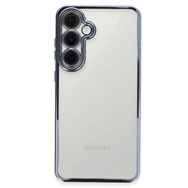 Samsung Galaxy S24 Fe Kılıf Razer Lensli Silikon - Lacivert