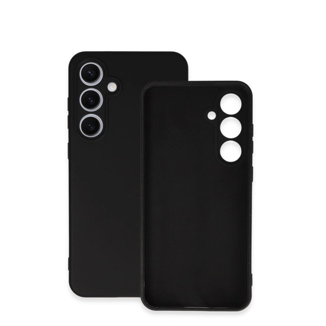 Samsung Galaxy S24 Fe Kılıf Nano İçi Kadife Silikon - Siyah