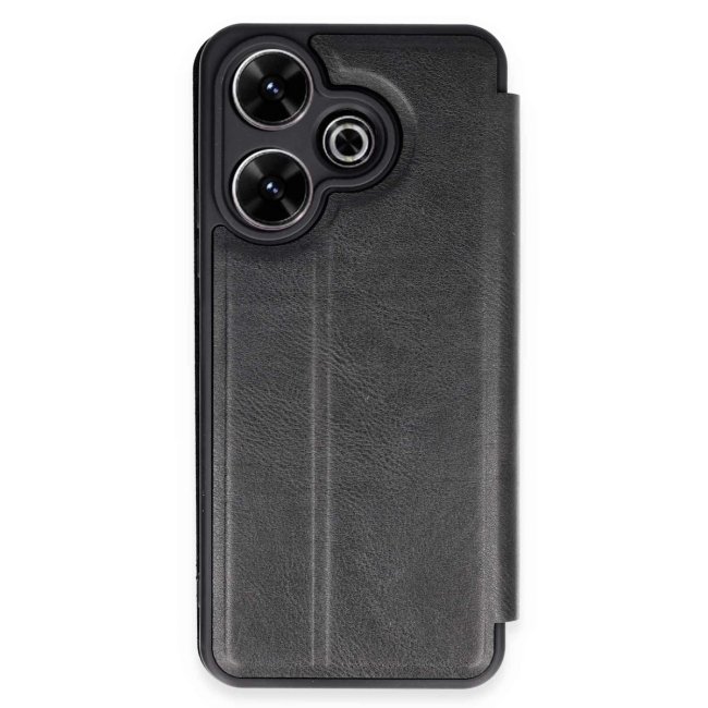 Xiaomi Redmi 13 4g Kılıf Flip Cover - Siyah