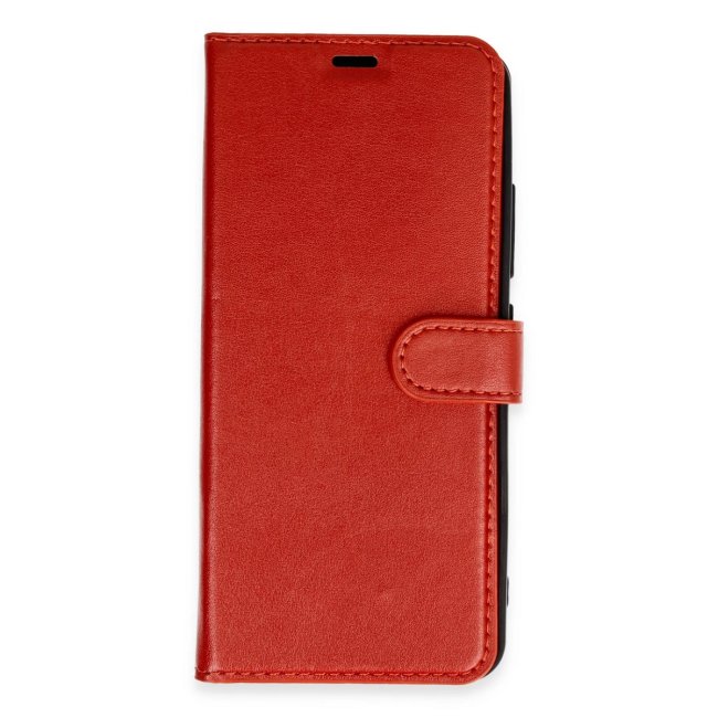 Xiaomi Redmi 13c Kılıf Trend S Plus Kapaklı Kılıf - Kırmızı