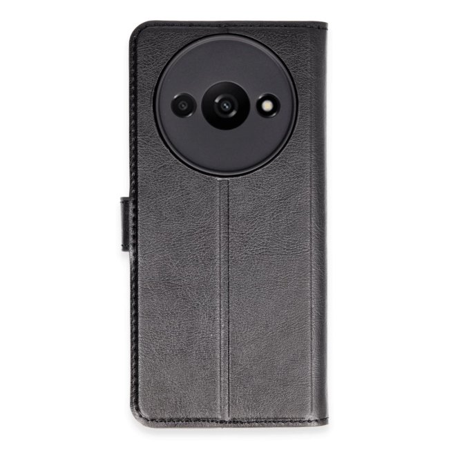 Xiaomi Redmi A3 4g Kılıf Trend S Plus Kapaklı Kılıf - Siyah