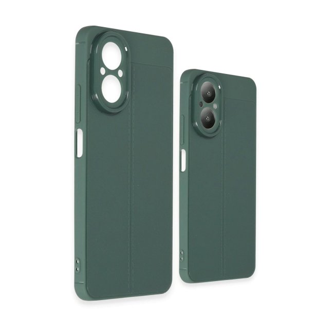 Realme 12 Lite Kılıf Auto Focus Kapak - Koyu Yeşil