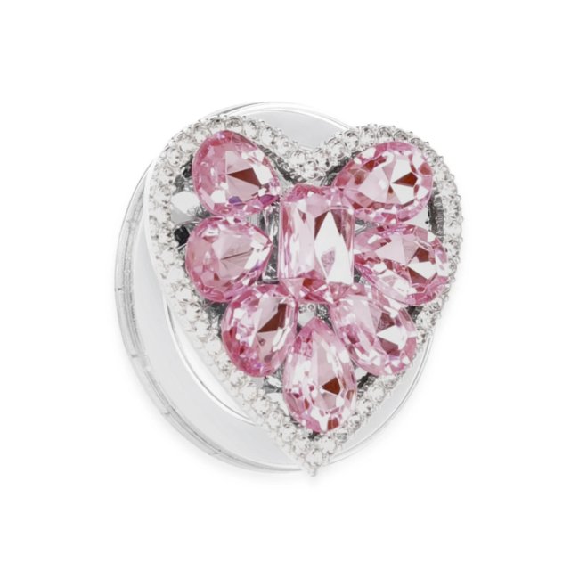 Kickstand Taşlı Magsafe Stand - Pembe