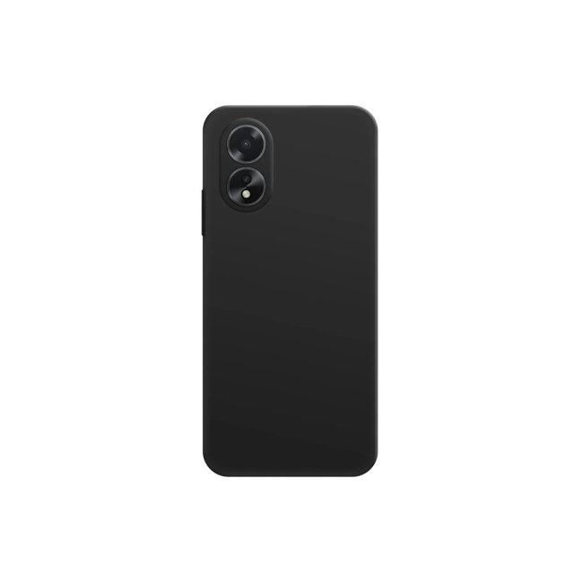 Oppo A38 Kılıf First Silikon - Siyah