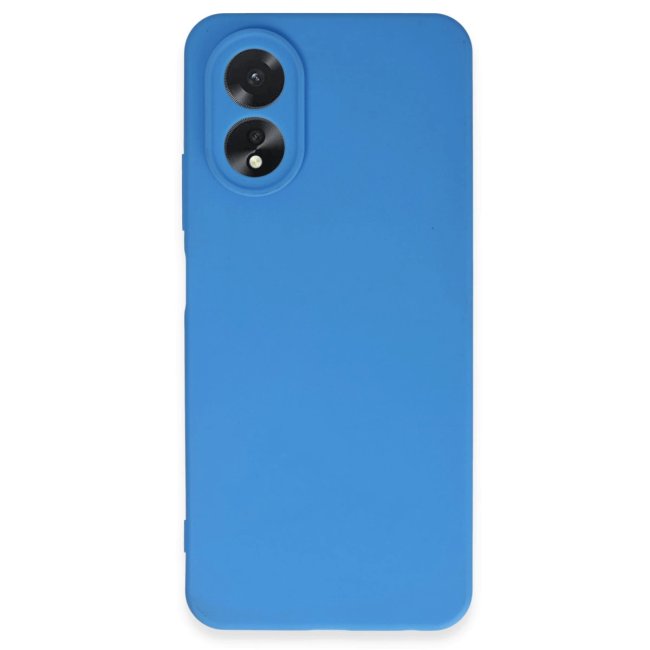 Oppo A38 Kılıf First Silikon - Mavi