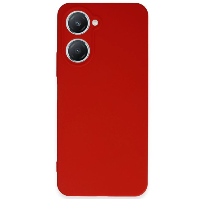 Vivo Y18 Kılıf First Silikon - Kırmızı