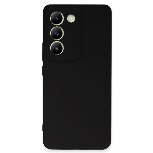 Vivo V30 Lite 4g Kılıf First Silikon - Siyah
