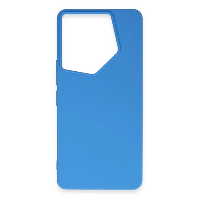 Tecno Camon 20 Pro 5g Kılıf First Silikon - Mavi