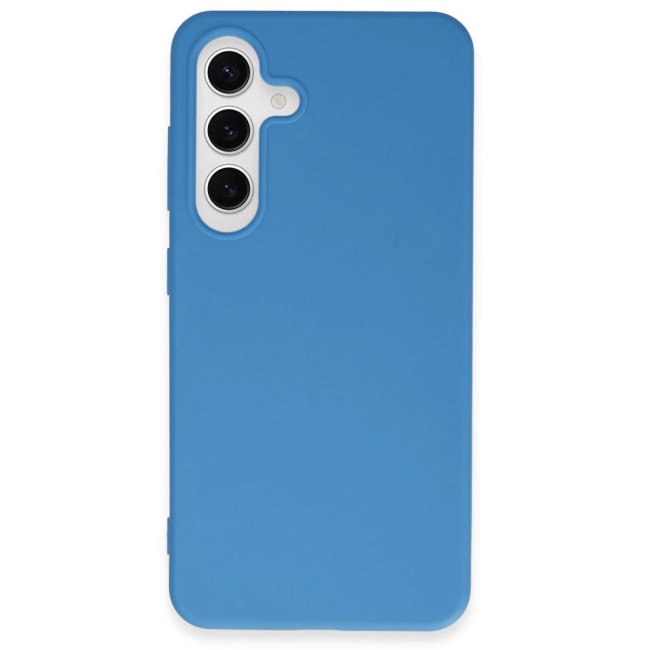 Samsung Galaxy S24 Kılıf First Silikon - Mavi