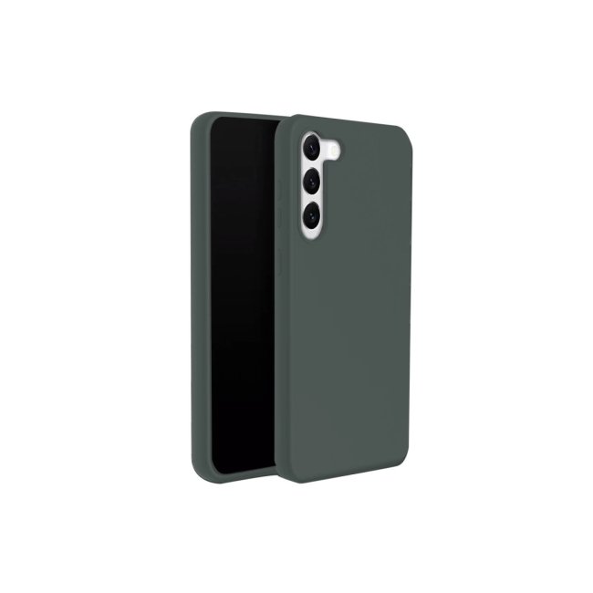 Samsung Galaxy S24 Plus Kılıf First Silikon - Koyu Yeşil