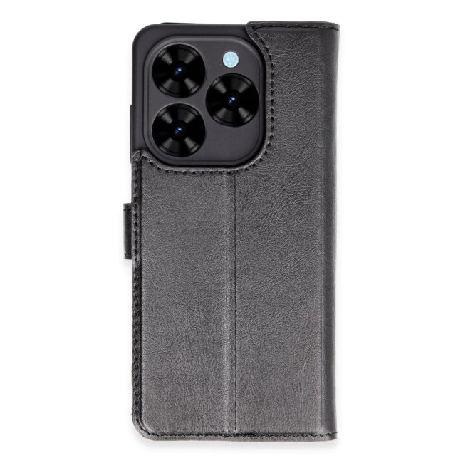 Tecno Spark Go 2024 Kılıf Trend S Plus Kapaklı Kılıf - Siyah