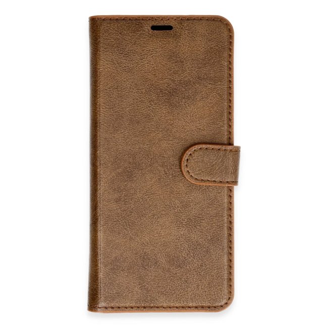 İphone 16 Kılıf Trend S Plus Kapaklı Kılıf - Taba