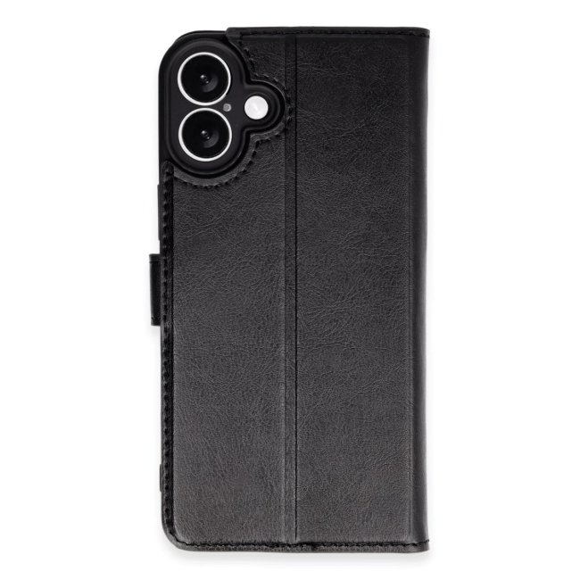 İphone 16 Plus Kılıf Trend S Plus Kapaklı Kılıf - Siyah