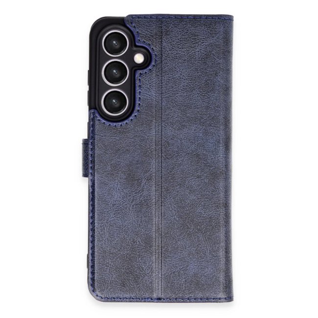 Samsung Galaxy S24 Fe Kılıf Trend S Plus Kapaklı Kılıf - Lacivert