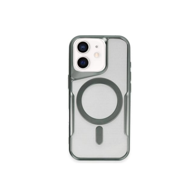 İphone 11 Kılıf Boyi Magsafe Silikon Kapak - Yeşil