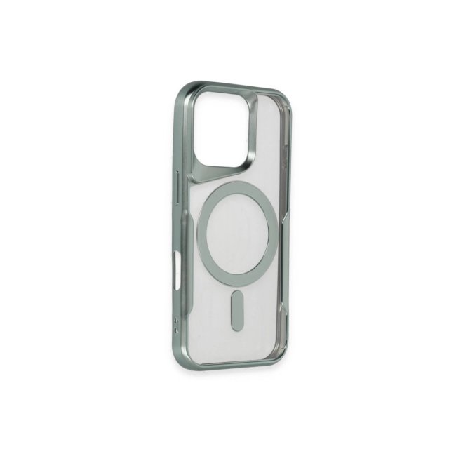 İphone 16 Plus Kılıf Boyi Magsafe Silikon Kapak - Titan Gri