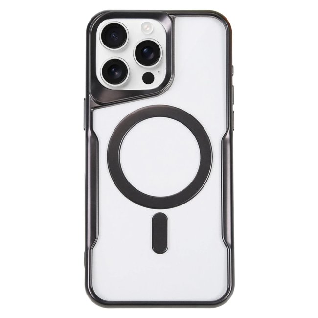 İphone 16 Pro Max Kılıf Boyi Magsafe Silikon Kapak - Siyah