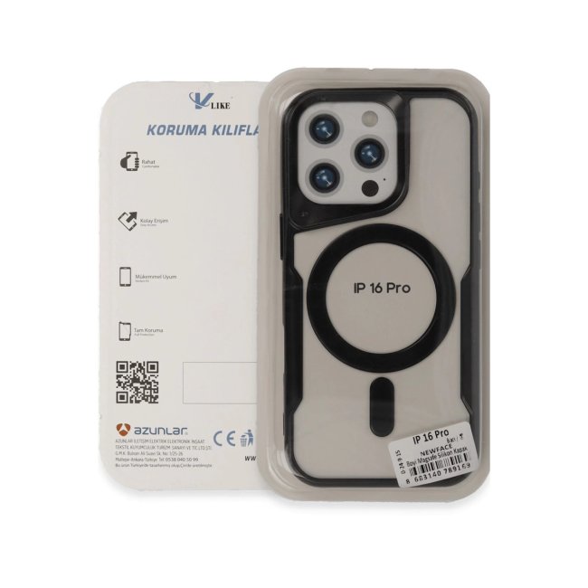 İphone 16 Pro Max Kılıf Boyi Magsafe Silikon Kapak - Kahverengi