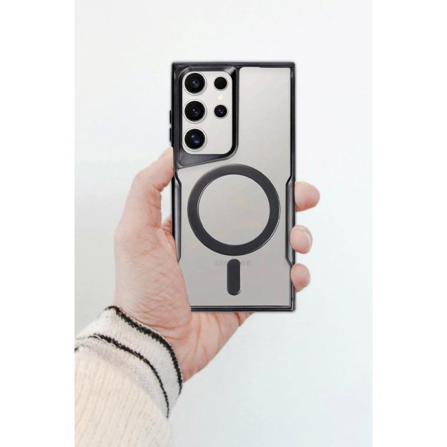 Samsung Galaxy S24 Kılıf Boyi Magsafe Silikon Kapak - Yeşil