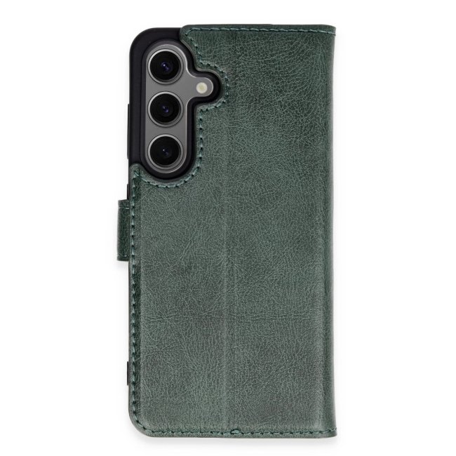 Samsung Galaxy S24 Kılıf Trend S Plus Kapaklı Kılıf - Yeşil