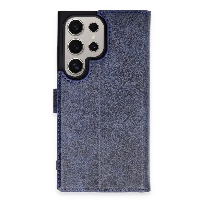 Samsung Galaxy S24 Ultra Kılıf Trend S Plus Kapaklı Kılıf - Lacivert