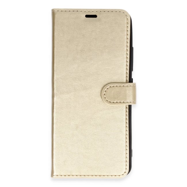 Huawei Y5 2019 Kılıf Trend S Plus Kapaklı Kılıf - Gold