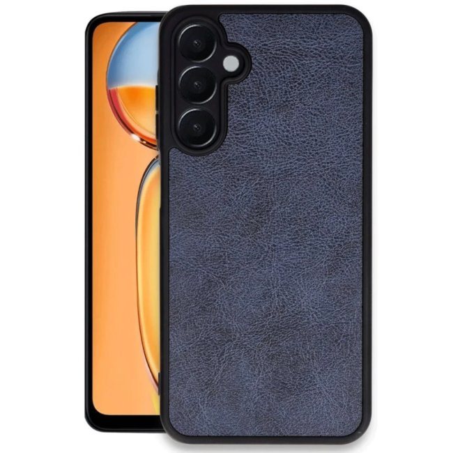 Samsung Galaxy S24 Fe Kılıf Aras Deri Kapak - Lacivert