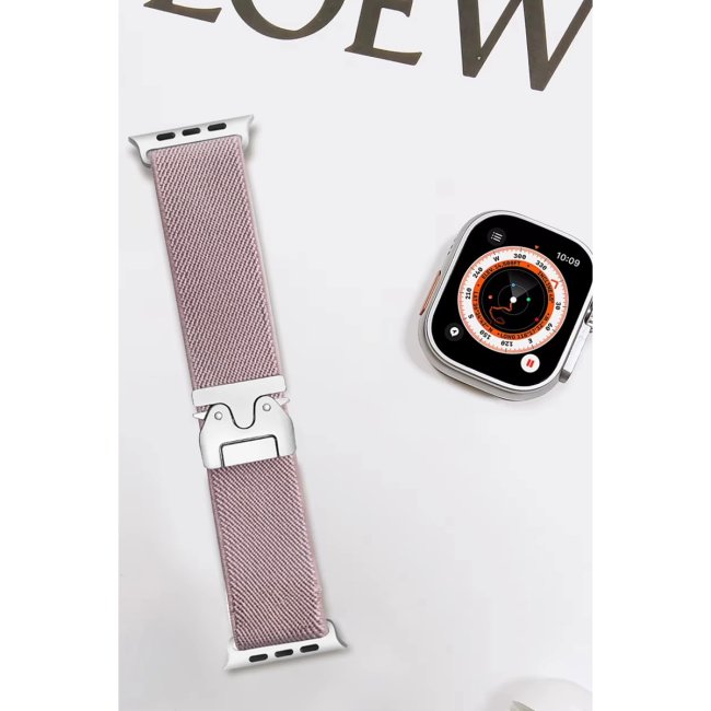 Apple Watch 42mm Forest Kumaş Kordon - Lila