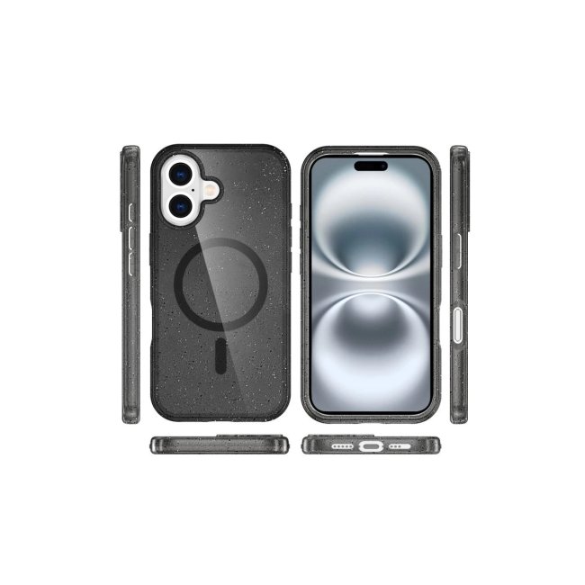 İphone 16 Plus Kılıf  Magsafe Kapak - Siyah