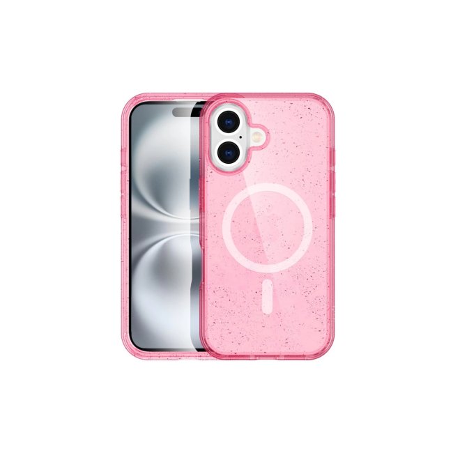 İphone 16 Plus Kılıf Magsafe Kapak - Pembe