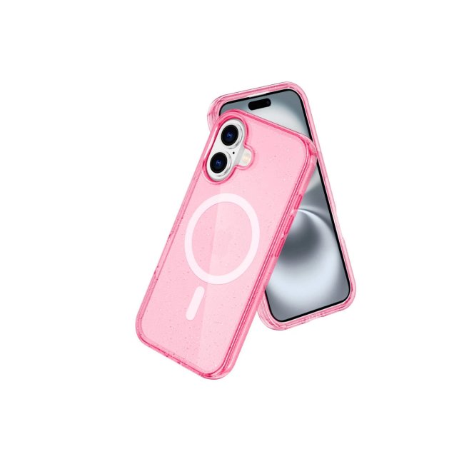 İphone 16 Plus Kılıf Magsafe Kapak - Pembe
