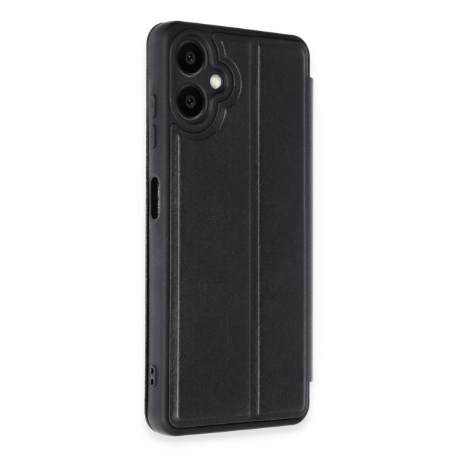 Samsung Galaxy A06 Kılıf Flip Cover - Siyah