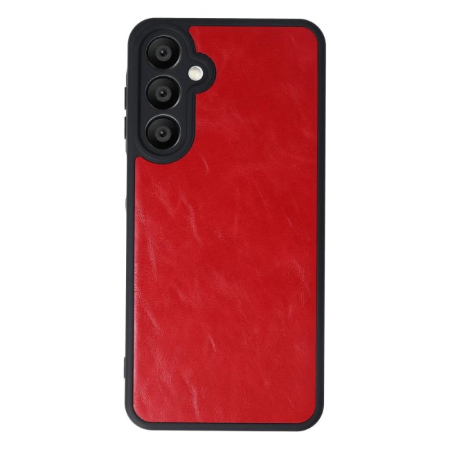 Samsung Galaxy A16 5g Kılıf Aras Deri Kapak - Kırmızı