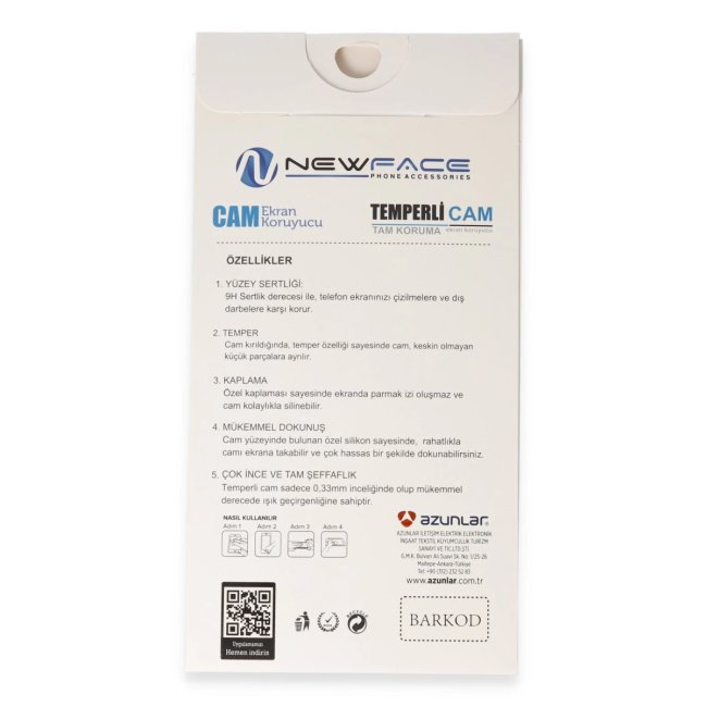 Samsung Galaxy A06 3d Antistatik Cam Ekran Koruyucu