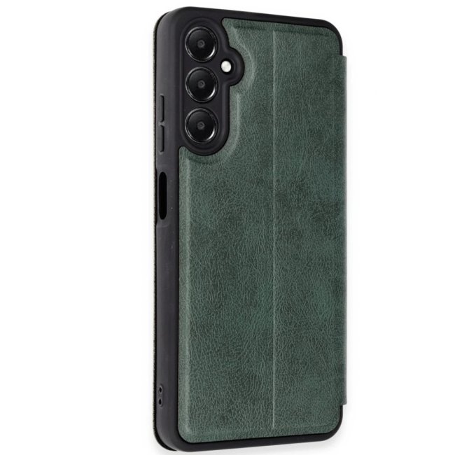 Samsung Galaxy A16 5g Kılıf Flip Cover - Koyu Yeşil