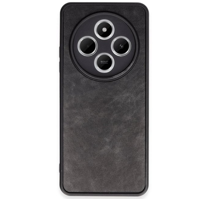 Xiaomi Redmi 14c Kılıf Aras Deri Kapak - Siyah