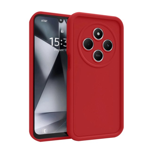 Xiaomi Redmi 14c Kılıf Viera Silikon - Kırmızı