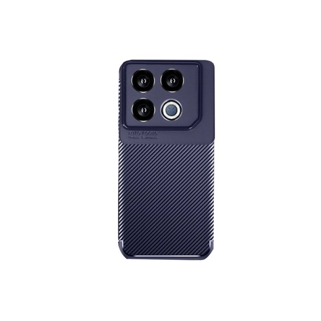 İnfinix Gt 20 Pro Kılıf Auto Focus Karbon Kapak - Lacivert