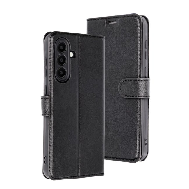 Samsung Galaxy A16 5g Kılıf Trend S Plus Kapaklı Kılıf - Siyah