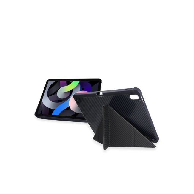 İpad Pro 11 (2024) Kılıf Color Karbon Tablet Kılıfı - Koyu Gri