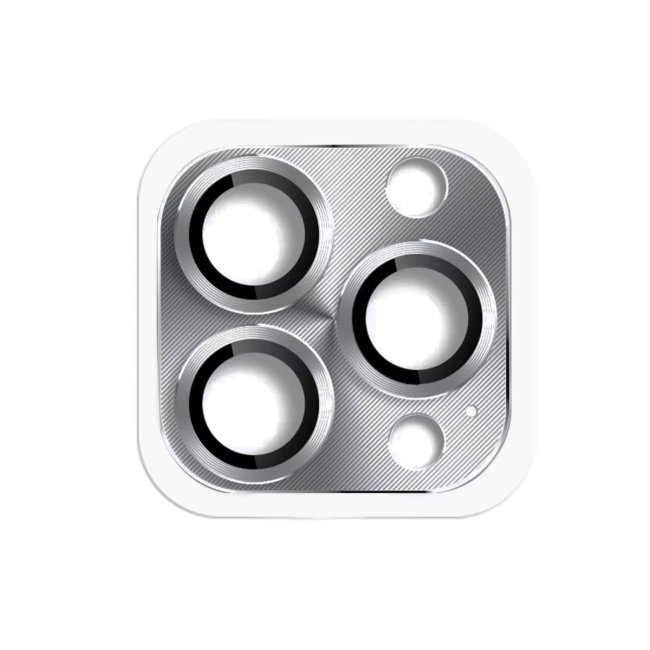 İphone 16 Pro Max Pers Alüminyum Kamera Lens - Gri