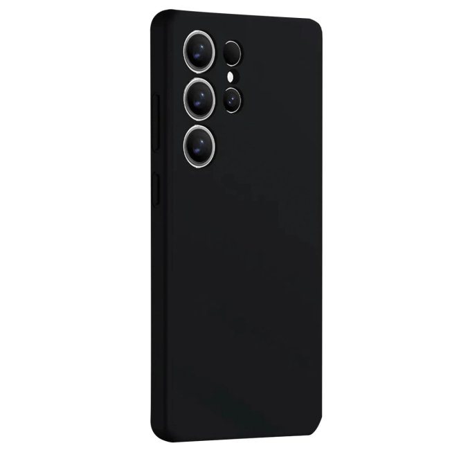 Samsung Galaxy S25 Ultra Kılıf Nano İçi Kadife Silikon - Siyah