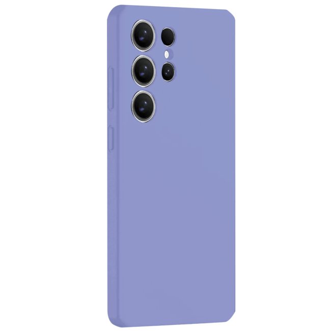 Samsung Galaxy S25 Ultra Kılıf Nano İçi Kadife Silikon - Lila