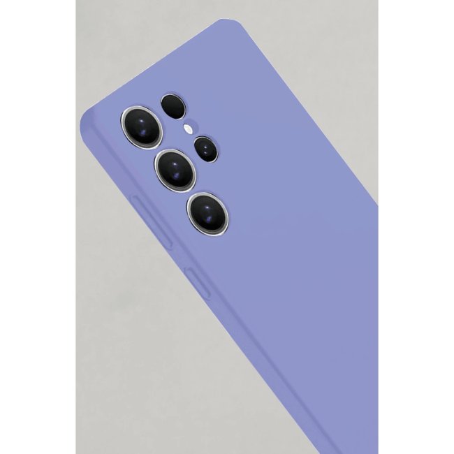 Samsung Galaxy S25 Ultra Kılıf Nano İçi Kadife Silikon - Lila