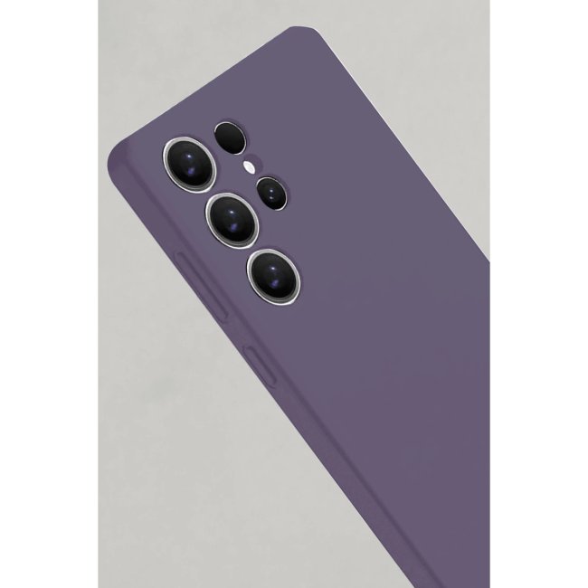Samsung Galaxy S25 Ultra Kılıf Nano İçi Kadife Silikon - Mor