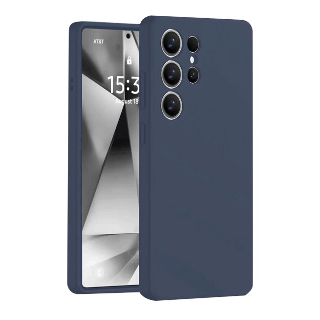 Samsung Galaxy S25 Ultra Kılıf Nano İçi Kadife Silikon - Lacivert