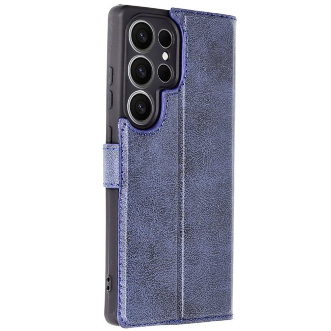 Samsung Galaxy S25 Ultra Kılıf Trend S Plus Kapaklı Kılıf - Lacivert