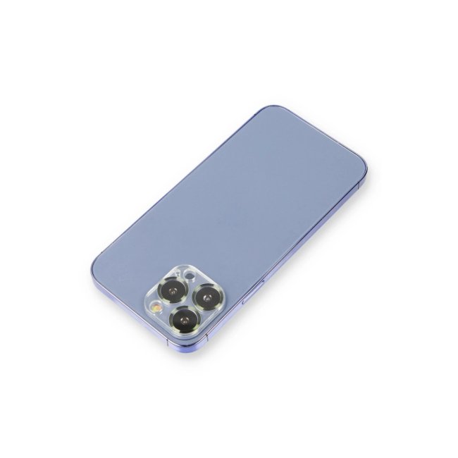 İphone 12 Pro Metal Kamera Lens Koruma Cam - Koyu Yeşil